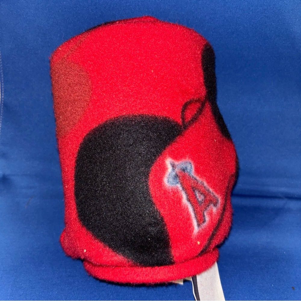 Mickey Mouse Red Anaheim Angels Throw Blanket New Rolled Up Approx 3 By 4